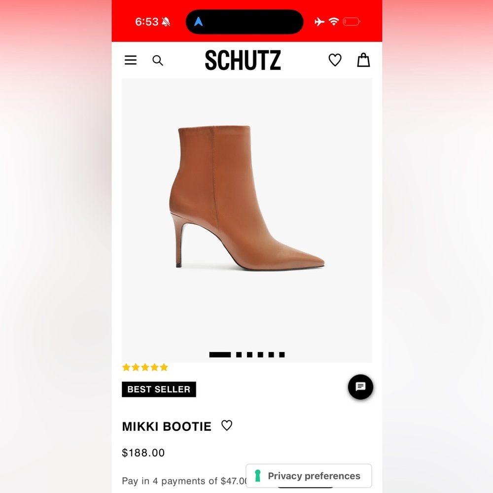 Schultz Mikki Bootie - bone colored or beige